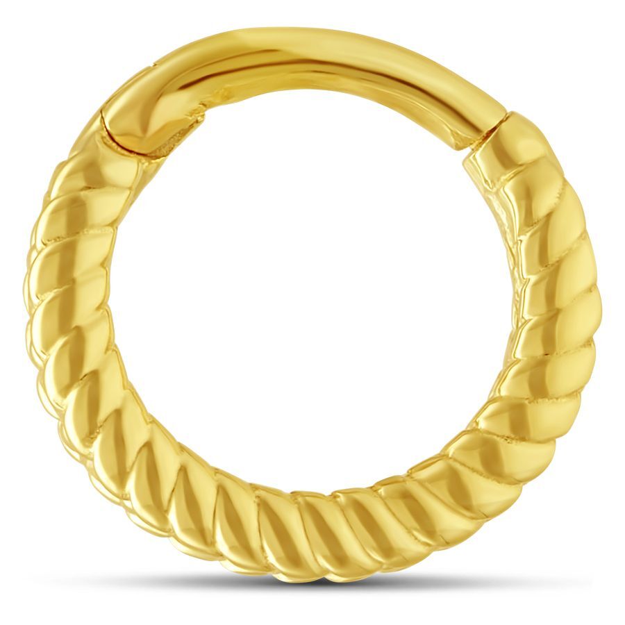 14k Crystal Hinged Ring 14k Crystal Hinged Ring