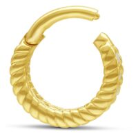 14k Crystal Hinged Ring 14k Crystal Hinged Ring