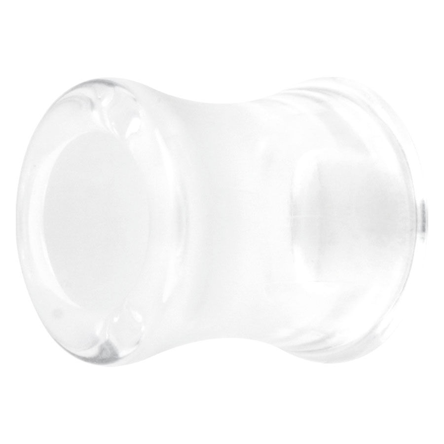 Clear Acrylic Double Flared Eyelet Clear Acrylic Double Flared Eyelet