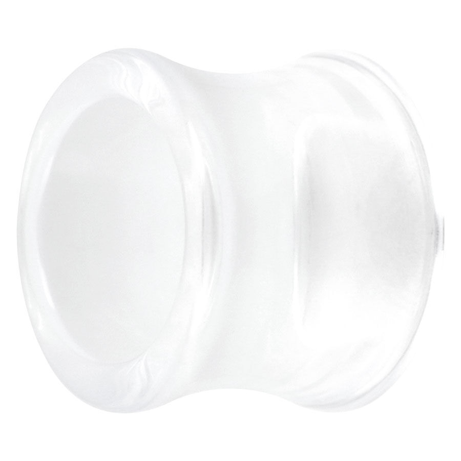 Clear Acrylic Double Flared Eyelet Clear Acrylic Double Flared Eyelet