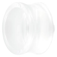 Clear Acrylic Double Flared Eyelet Clear Acrylic Double Flared Eyelet
