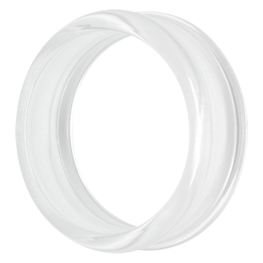 Clear Acrylic Double Flared Eyelet Clear Acrylic Double Flared Eyelet