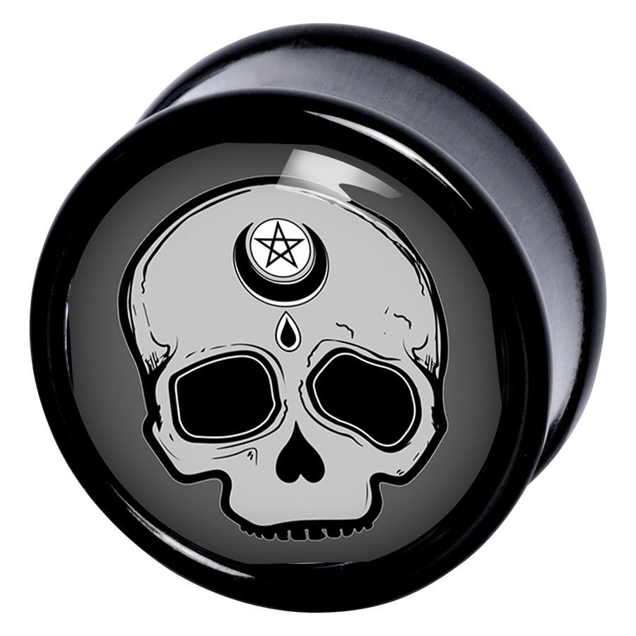 Skull Pentagram Plug Skull Pentagram Plug