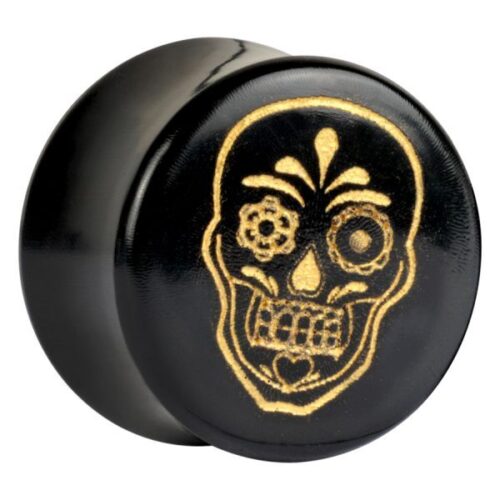 Mexican Skull on Horn Deluxe Plug