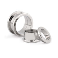 Steel Highline® Internally Threaded Flesh Tunnel Steel Highline® Internally Threaded Flesh Tunnel