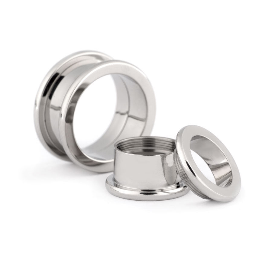 Steel Highline® Internally Threaded Flesh Tunnel Steel Highline® Internally Threaded Flesh Tunnel