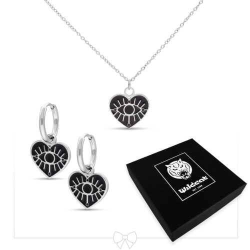 Little Soulmate Necklace with Hoops Set