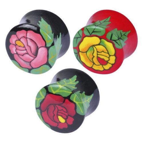 Painted Rose Plug