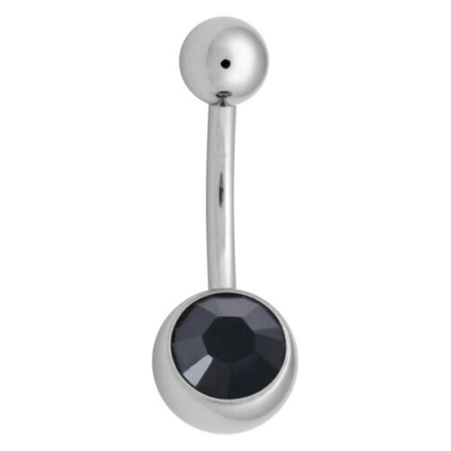 316L Stainless Steel Jewelled Belly Bar