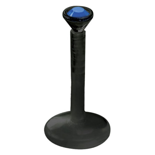 Jewelled Push-fit Black Labret Jewellery