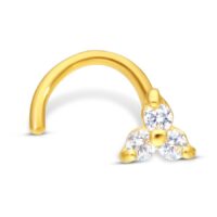 18k Trinity Nosestud 18k Trinity Nosestud