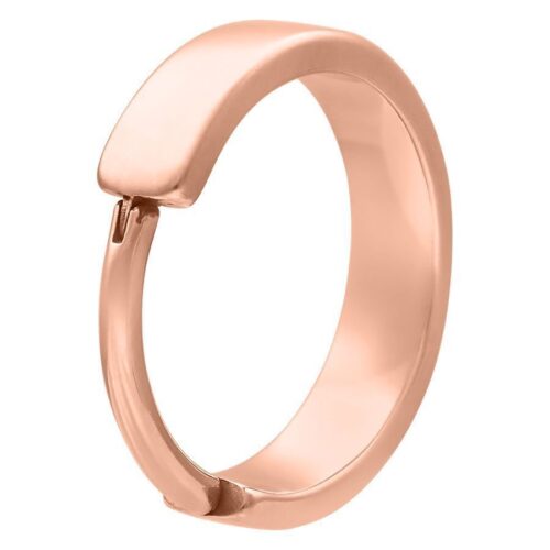 Roségoldener Piercingring, 12mm Innendurchmesser, Studiobackground