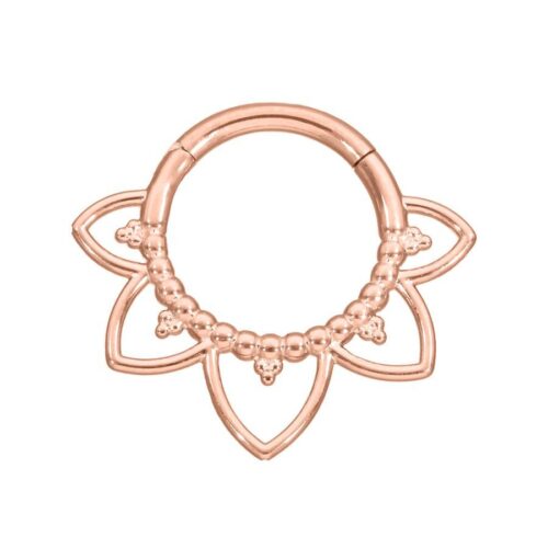 Oriental Flower Clicker - Rosegold