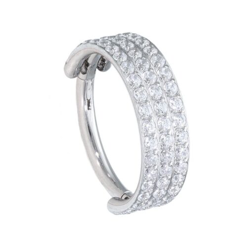 Triple Hooped Crystal Clicker