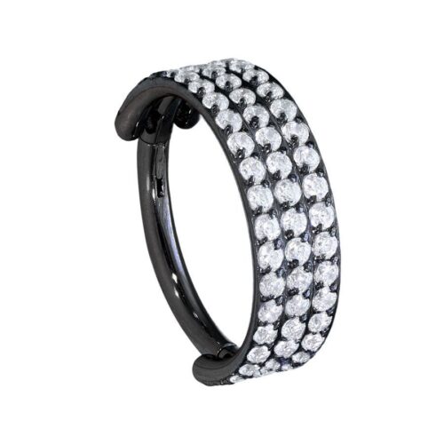 Triple Hooped Crystal Clicker