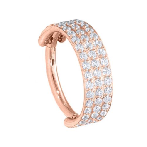 Triple Hooped Crystal Clicker