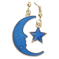 Little Moon and Star Earrings