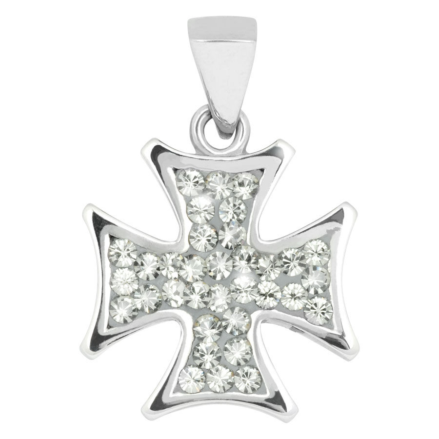Steel Basicline® - Casting Multi Jewelled Iron Cross
