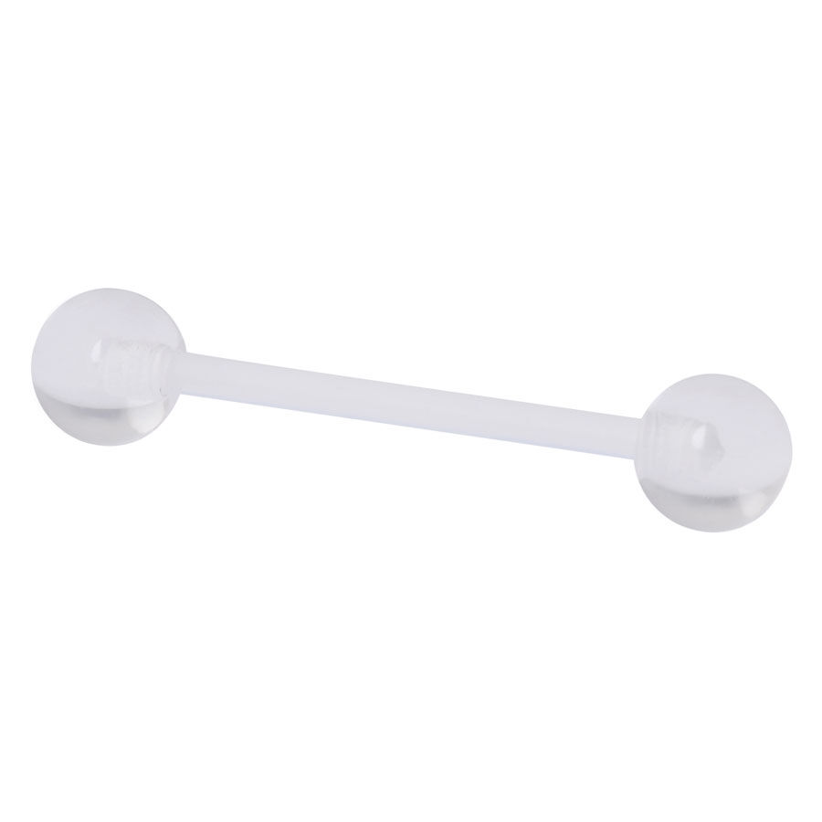 PTFE Barbell with Clear Balls PTFE Barbell with Clear Balls