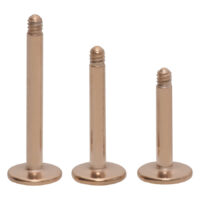 Steel Roseline - Basic Labret without ball Steel Roseline - Basic Labret without ball