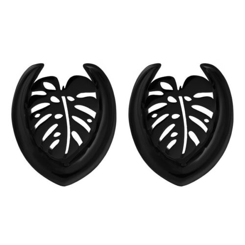 Ear Saddles Black Monstera