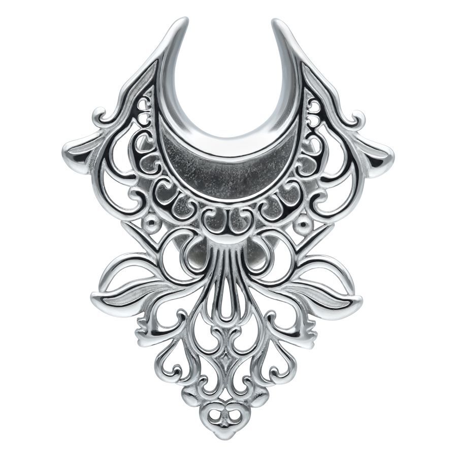 Ear Saddles Baroque Silver Ear Saddles Baroque Silver