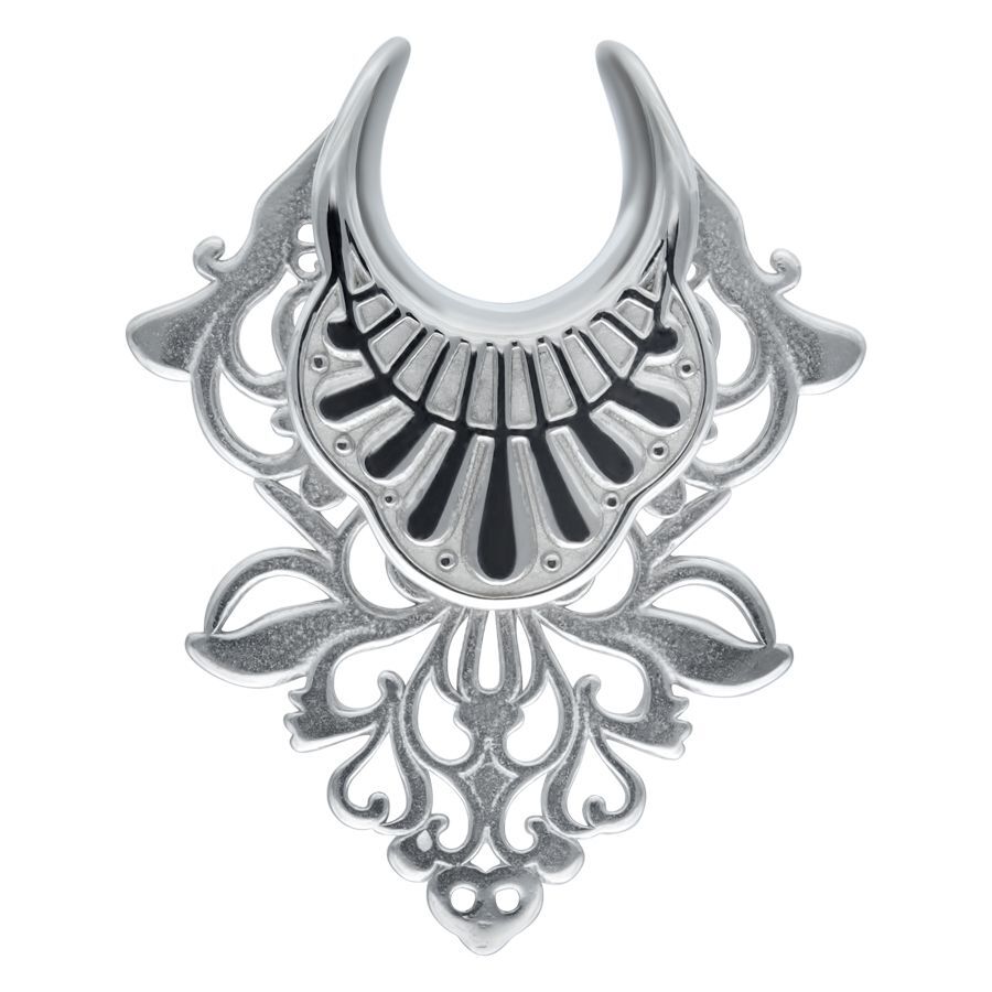 Ear Saddles Baroque Silver Ear Saddles Baroque Silver