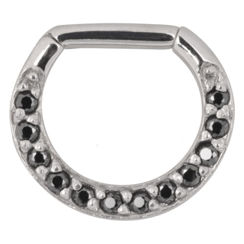 Surgical Steel Crystal Septum Clicker