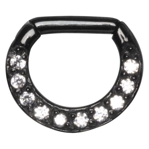 Surgical Steel Crystal Septum Clicker