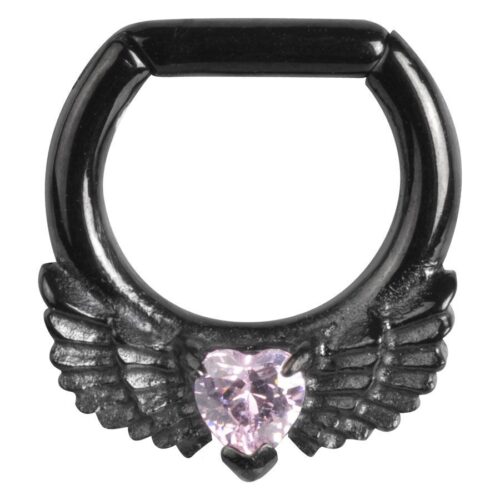 Surgical Steel Winged Heart Septum Clicker