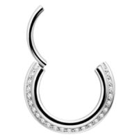 Jewelled Concave Septum Clicker Jewelled Concave Septum Clicker