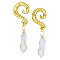 Stone Dangle Ear Weights Stone Dangle Ear Weights