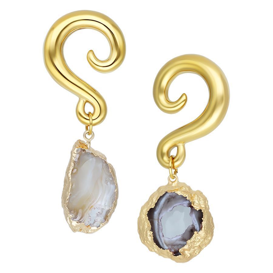 Stone Dangle Ear Weights Stone Dangle Ear Weights