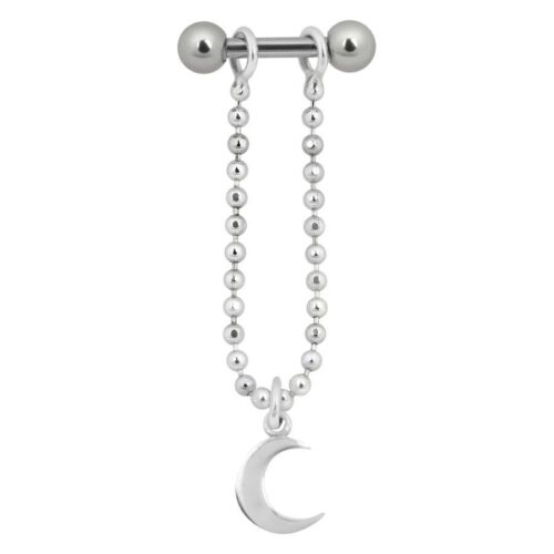 Moon - Silvercoloured Metal