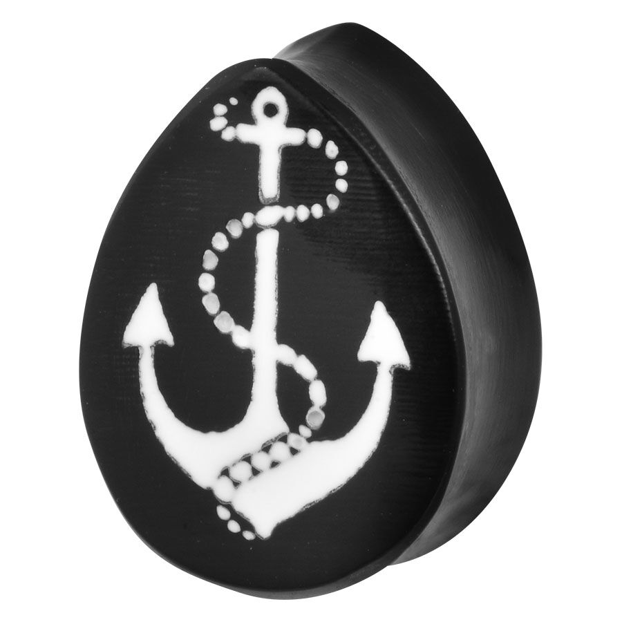 Teardrop Buffalo Horn Plug Anchor Teardrop Buffalo Horn Plug Anchor
