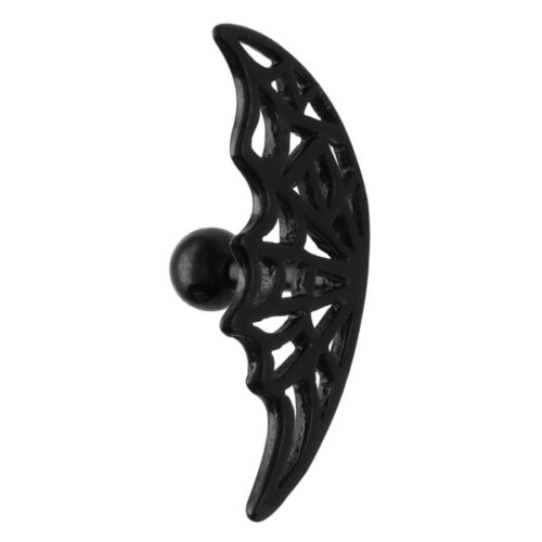 Spiderweb Earbarbell - Black Metal