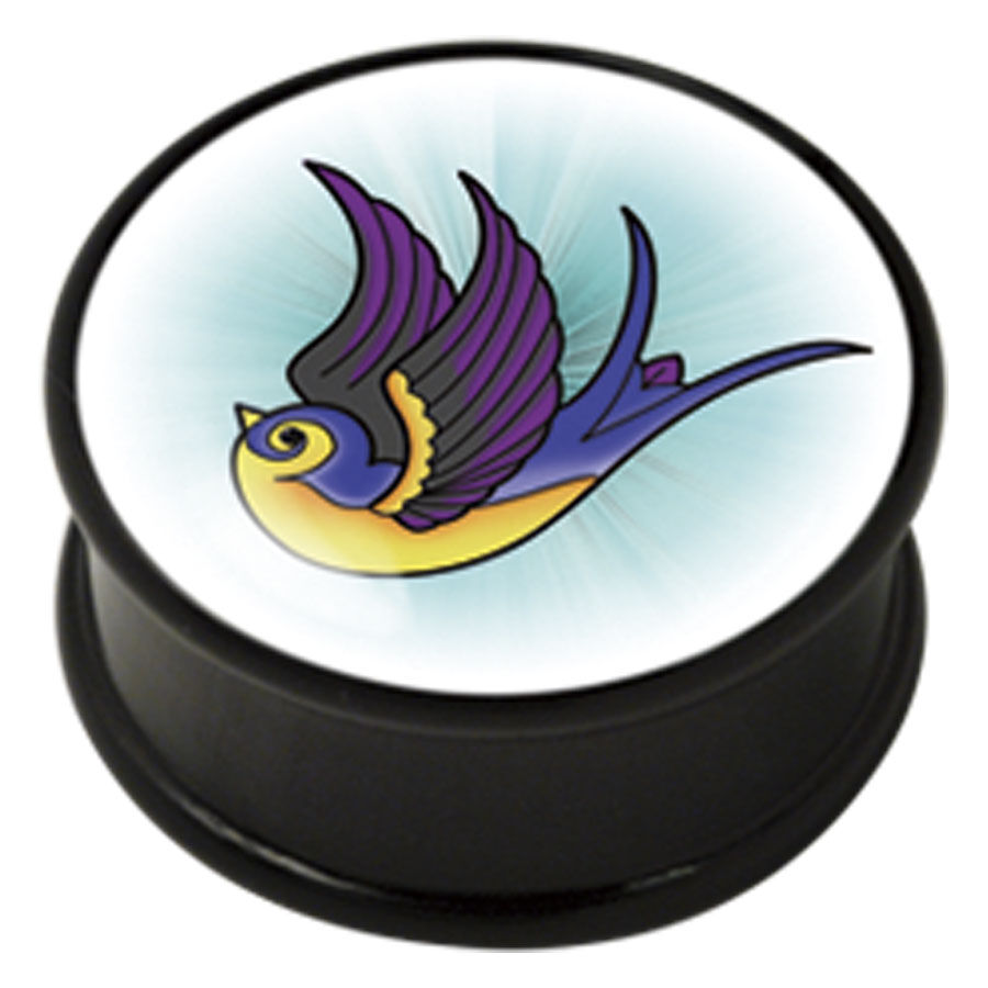 PMMA Ikon Earplug 57 Swallow Left PMMA Ikon Earplug 57 Swallow Left