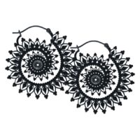 Floral Nautilus Hoops