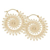 Floral Nautilus Hoops Floral Nautilus Hoops