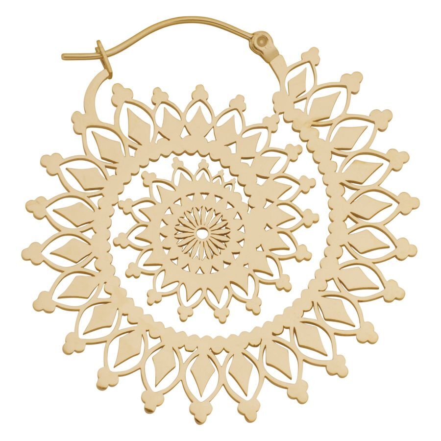 Floral Nautilus Hoops Floral Nautilus Hoops