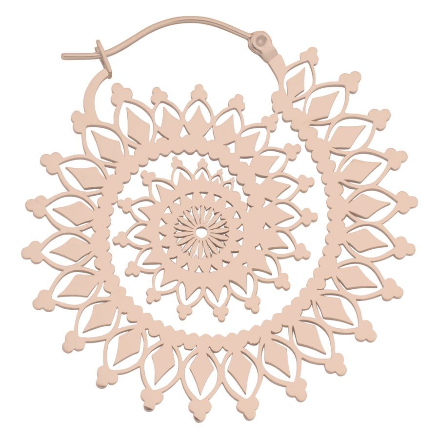 Floral Nautilus Hoops Floral Nautilus Hoops