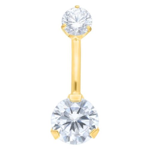 Double Jewelled Belly Bar