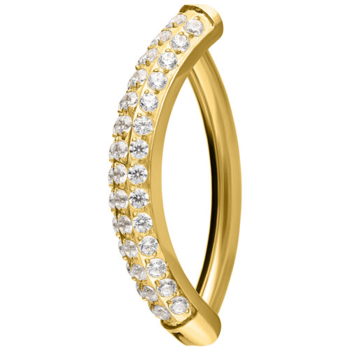 Multi Jewelled Belly Arch Clicker