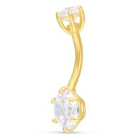 18k Golden Crystal Bananabell 18k Golden Crystal Bananabell