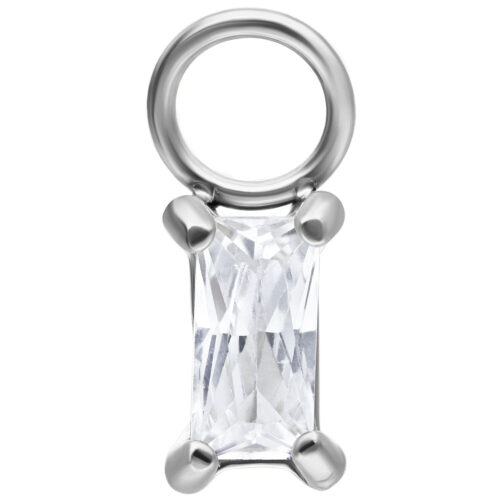 Crystal Baguette Pendant