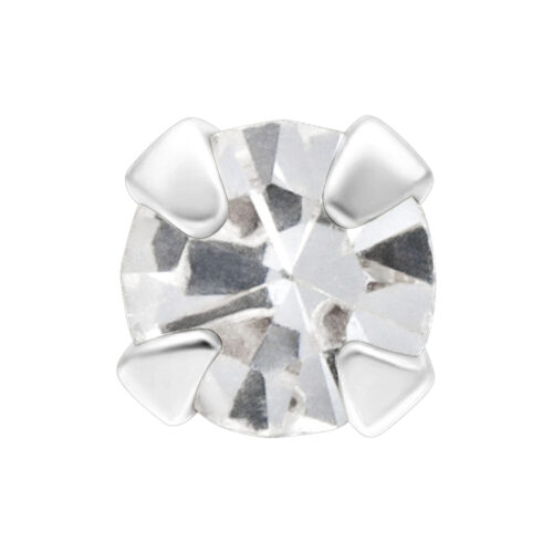 Push-Fit Mini Crystal Labret Stud