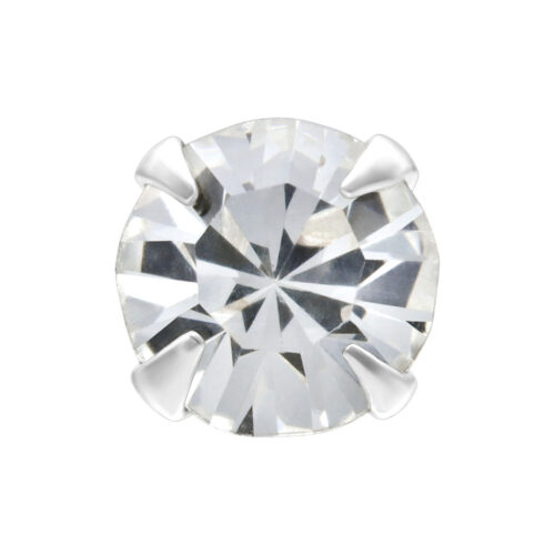 Push-Fit Crystal Labret Stud