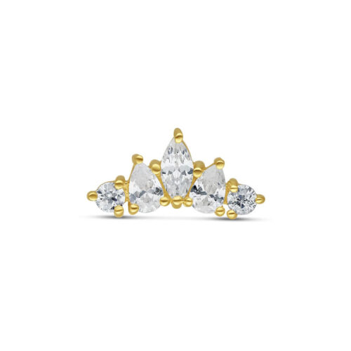 14K Gold Tiara Attachment