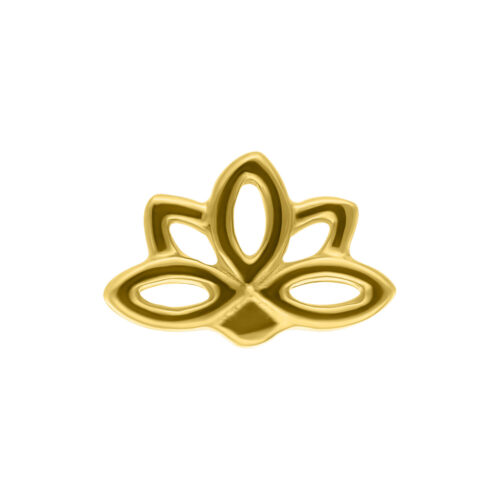 14K Gold Push-Fit Lotus Attachment