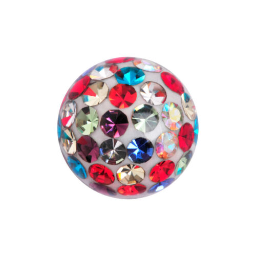 Sealed Multi Jewelled Clip In Ball